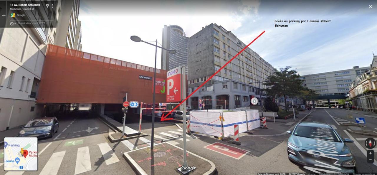 Tour De L'Europe, En Plein Centre Avec Parking. Leilighet Mulhouse Eksteriør bilde